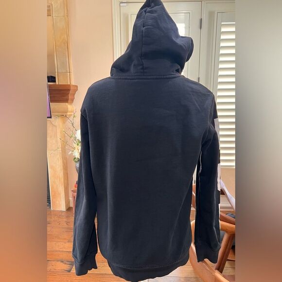 Dragon Embroidered Hoodie Black Heavyweight Streetwear Pullover S HUF - Picture 5 of 7